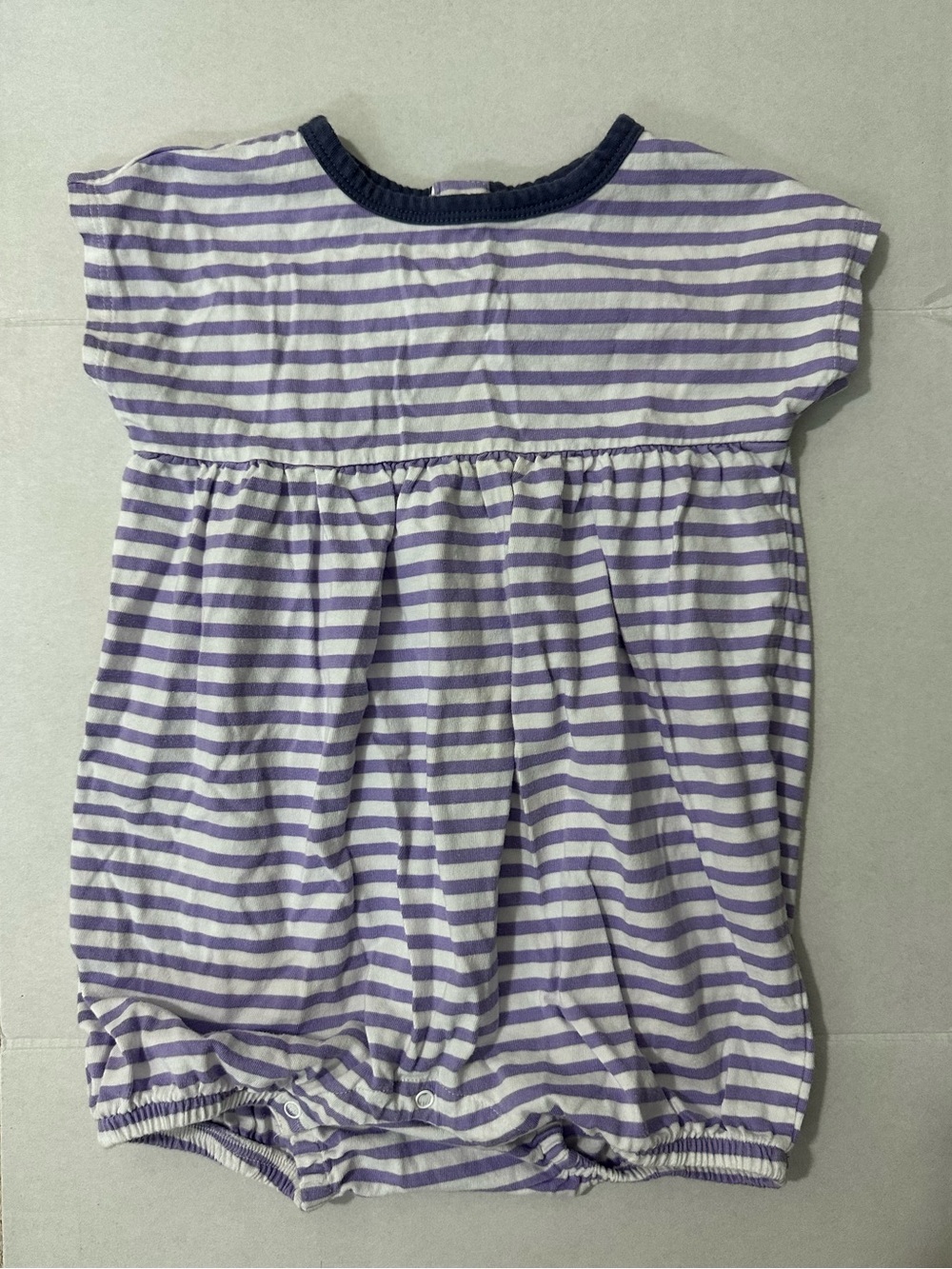 PRIMARY Baby Bubble Shortie in Stripe 18-24 Months